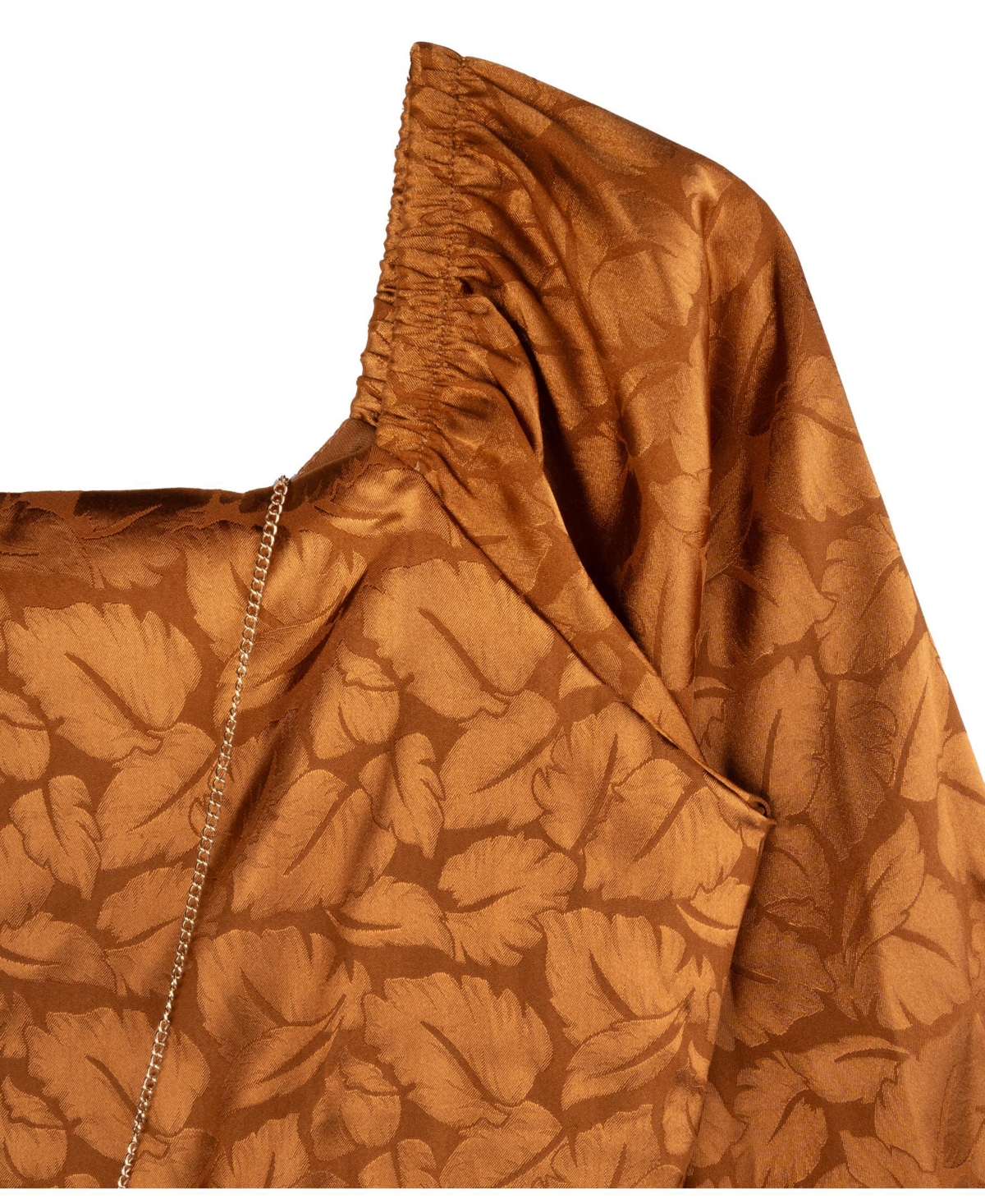 Rare Editions Big Girls Puff Sleeve Ruffle Hem Dress with Necklace, 2-Pieces