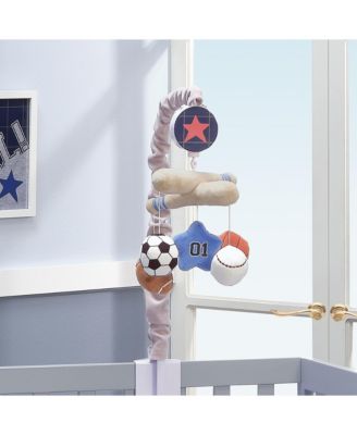 Baby Sports Musical Baby Crib Mobile Soother Toy - Gray