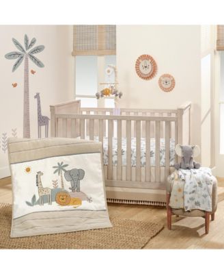 Jungle Adventure Elephant/Lion Musical Baby Crib Mobile Soother Toy