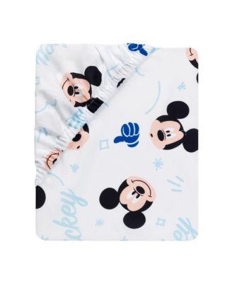 Disney Baby Forever Mickey Mouse 3-Piece Blue Crib Bedding Set