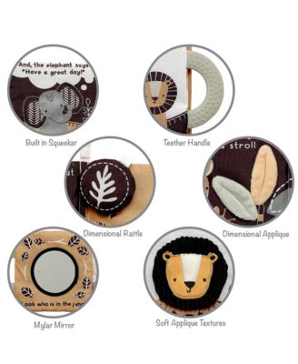 Jungle Story Developmental Soft Book & Lion Plush Toy Gift Set