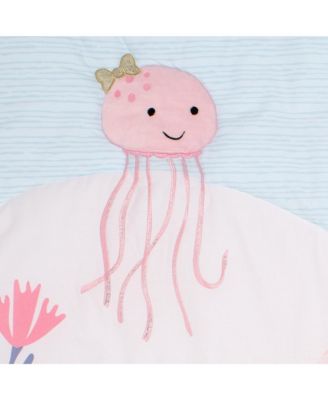 Sea Dreams 3-Piece Dolphin/Turtle Nautical Baby Crib Bedding Set