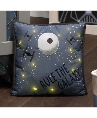 Star Wars Signature Galaxy LED Light-Up Decorative Throw Pillow