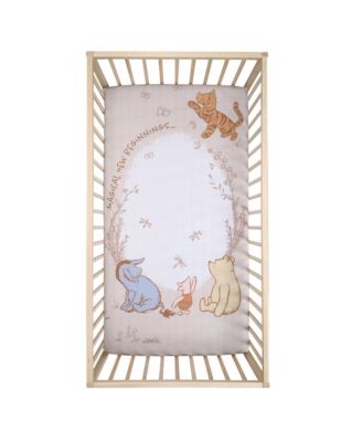 Disney Baby Pooh Bear & Pals Cotton 3Piece Nursery Crib Bedding Set