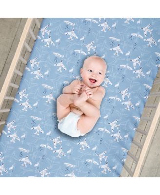 Airplane/Stars Aviation 2-Pack Fitted Crib/Toddler Sheet Set