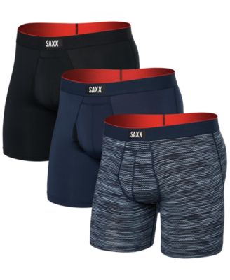 SAXX - Men's Multi-Sport 3-Pk. Solid Mesh Boxer Briefs
