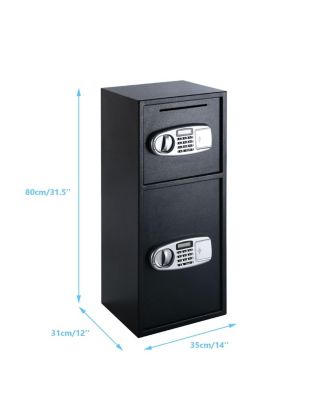2 Doors Digital Safe Box