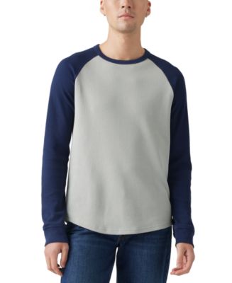 Levi's® Men's Thermal Long Raglan Sleeve Colorblocked T-Shirt - Macy's