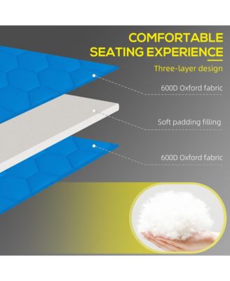 Foldable Sun Lounger with 5-Level Recliner