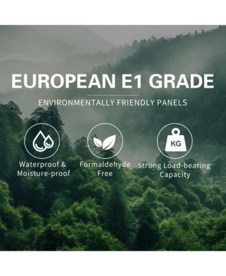 Streamdale Modern 42&amp;#x22; Floating Vanity with Black Quartz Basin