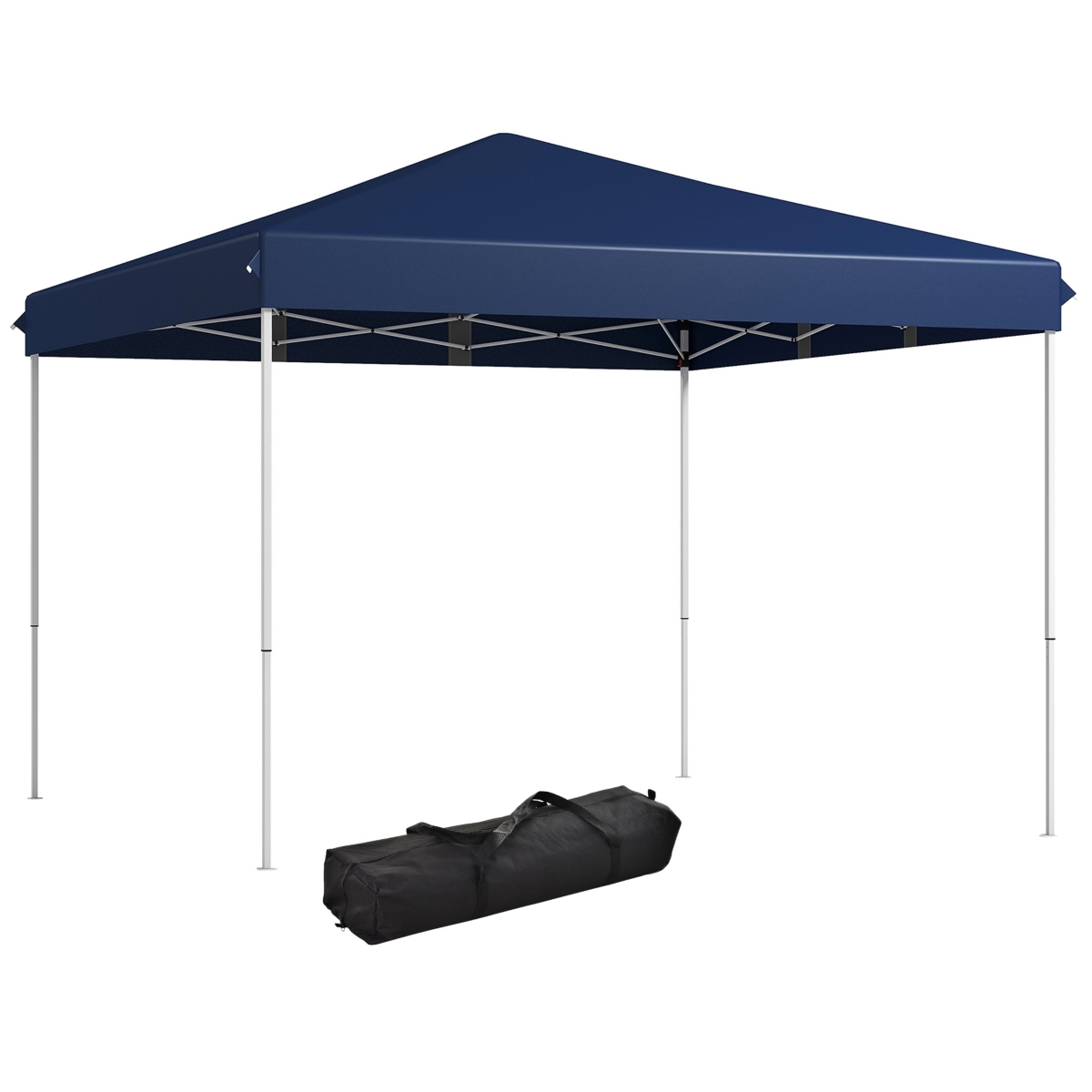 13' Pop-Up Canopy Tent with Carry Bag - Dark blue