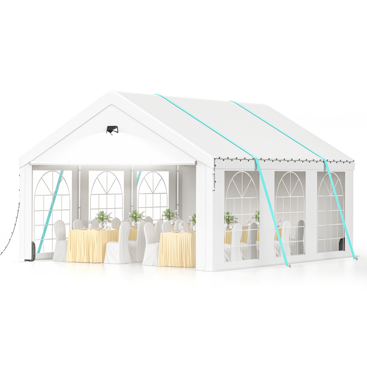 Streamdale Furniture 10x20FT Heavy Duty Canopy Tent with Removable Walls