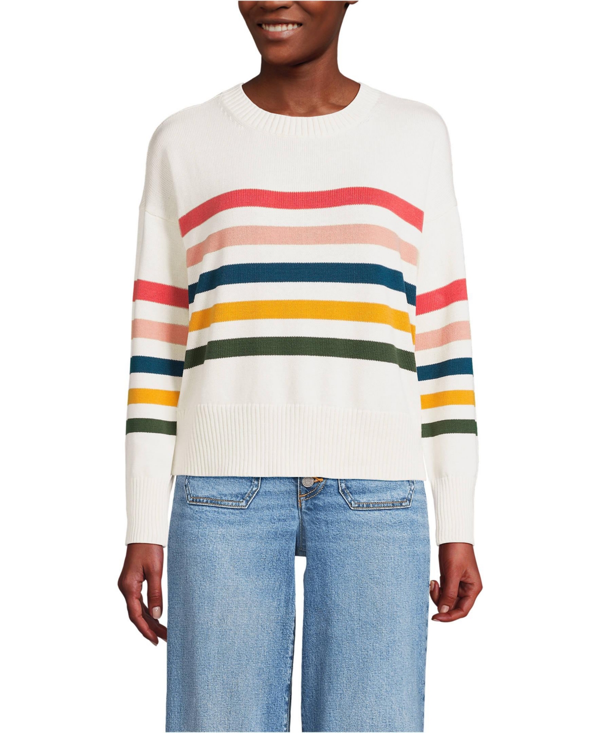 Lands' End Women's Drifter Easy Fit Sweater