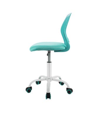 Office Task Desk Armless Chair Adjustable Mid Back Swivel