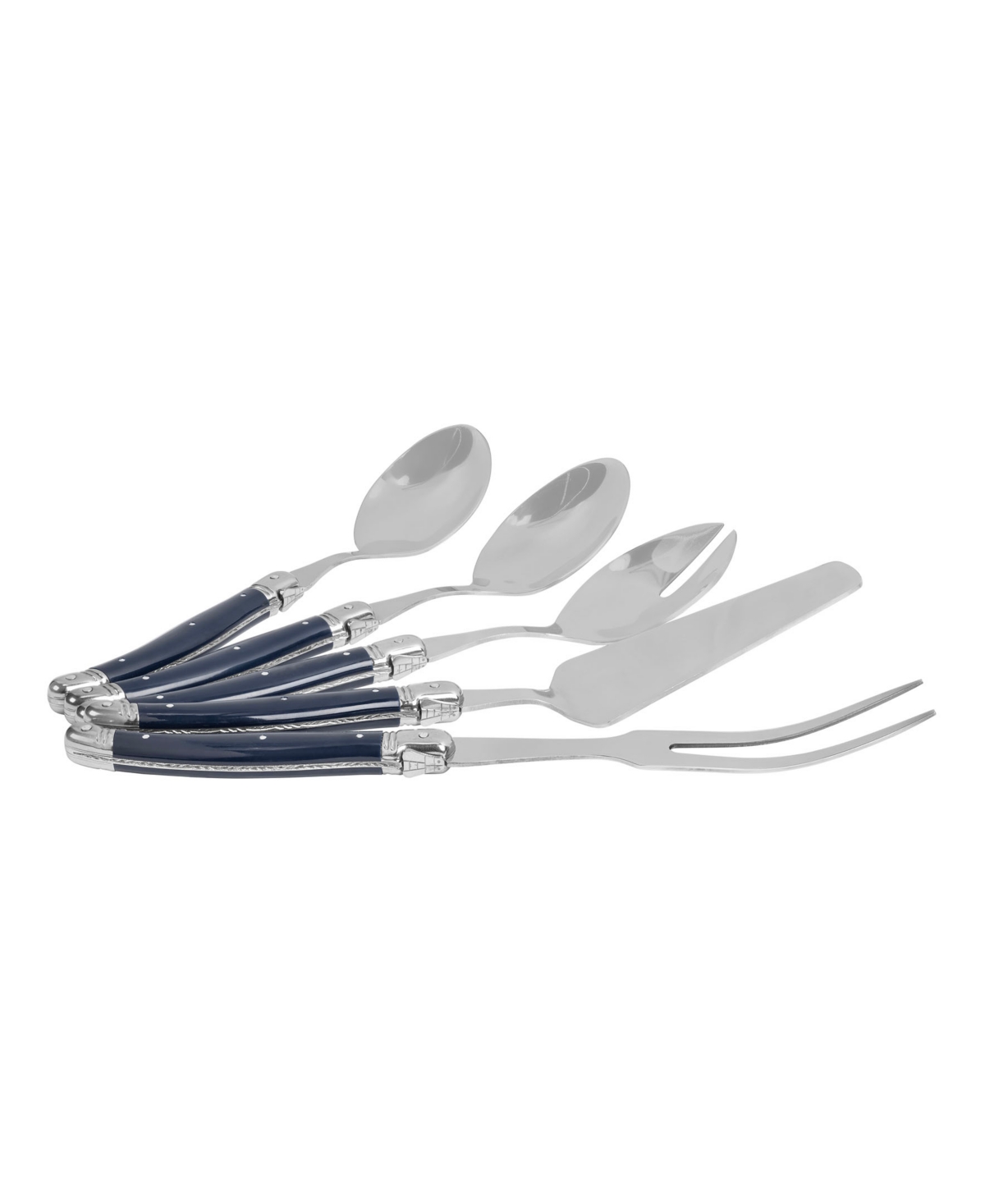 French Home Laguiole 5 Piece Hostess Set In Navy
