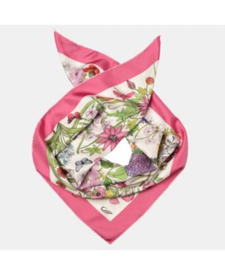 Flora - Hand Rolled Silk Foulard for Women