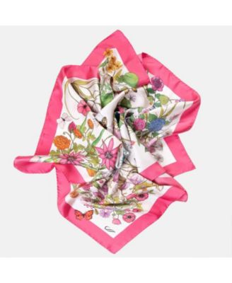 Flora - Hand Rolled Silk Foulard for Women