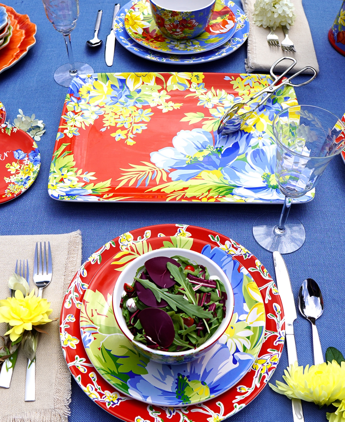 Certified International Blossom 16pc Dinnerware Set, Service For 4 In Miscellaneous