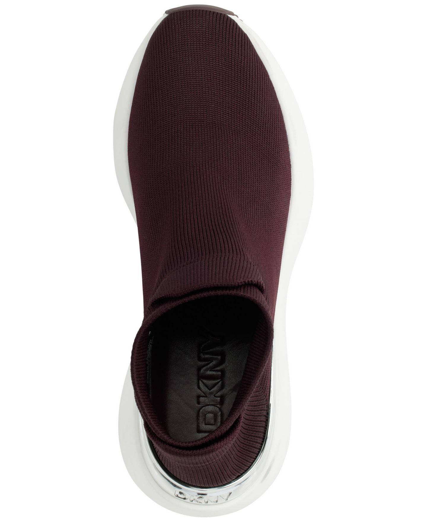 Женские кроссовки DKNY Zhavia Slip-On, цвет: Винный — фото 4