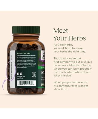 Milk Thistle Seed - Liver Supplement & Cleanse Support for Maintaining Healthy Liver Function - With Milk Thistle Seed Extract - 120 Liquid Phyto-Capsules (40-Day Supply)