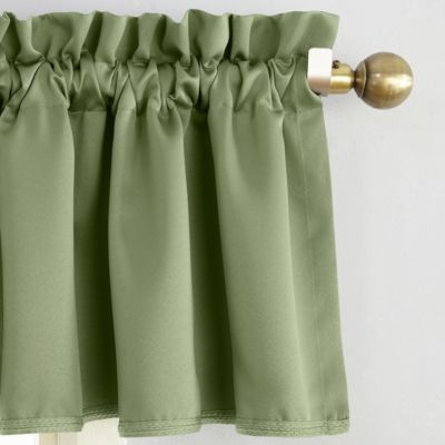 Grant Room Darkening Rod Pocket Curtain Valance