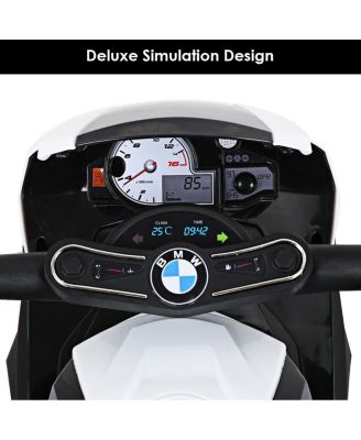 Kids Ride On Motorcycle BMW Licensed 6V Electric 3 Wheels Bicycle w/ Music&Light Red