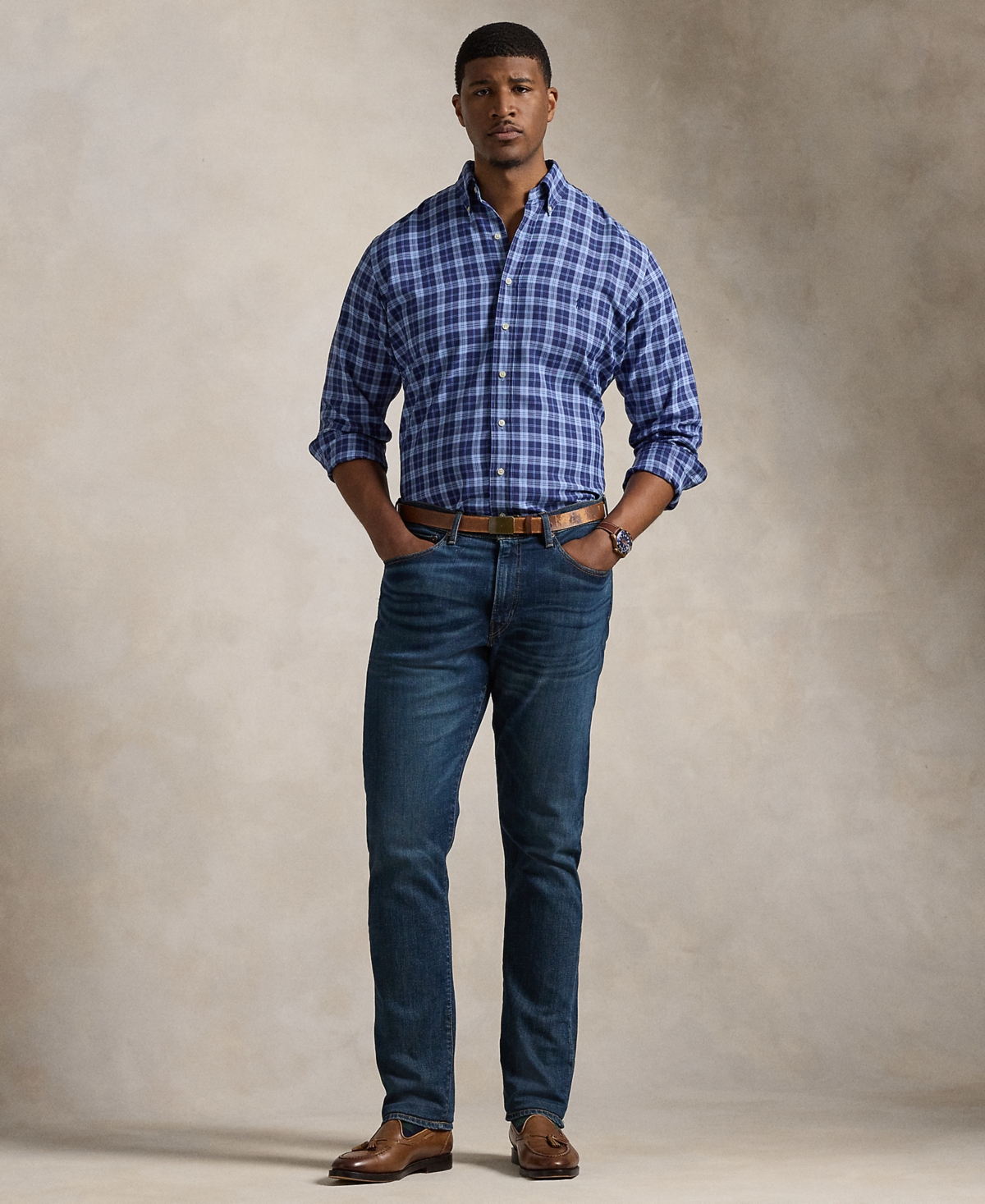 Polo Ralph Lauren Men's Big & Tall Performance Oxford Shirt