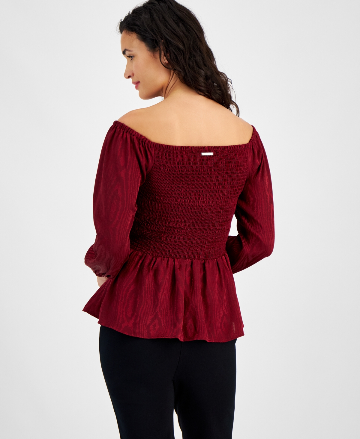 Michael Michael Kors Women's Off-The-Shoulder Smocked Top