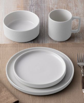 Colortex Stone Stax Dinner Plates, Set of 4