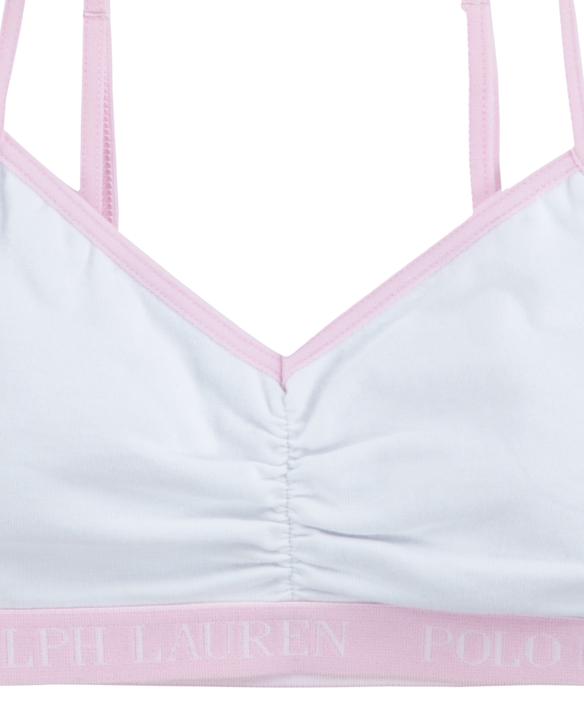 Polo Ralph Lauren Big Girls Bralettes, Pack of 2