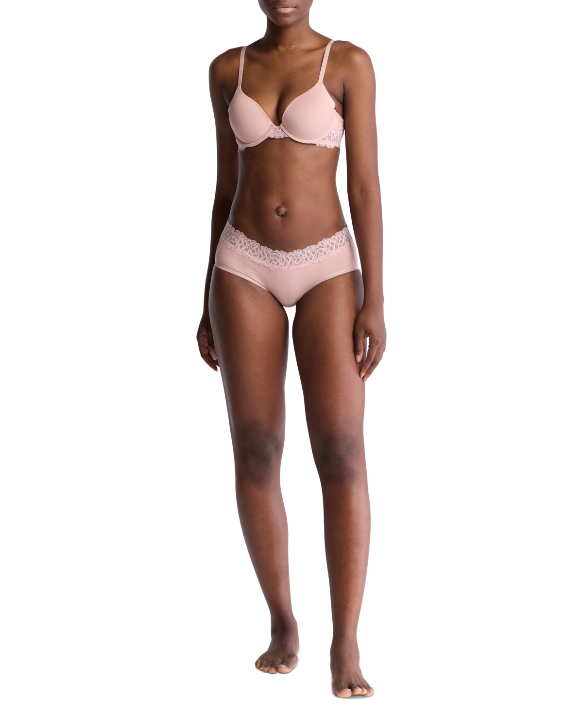Calvin Klein Women's Lace-Trim Hipster Underwear