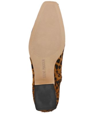 Women's Dusty Leopard Block Heel Booties