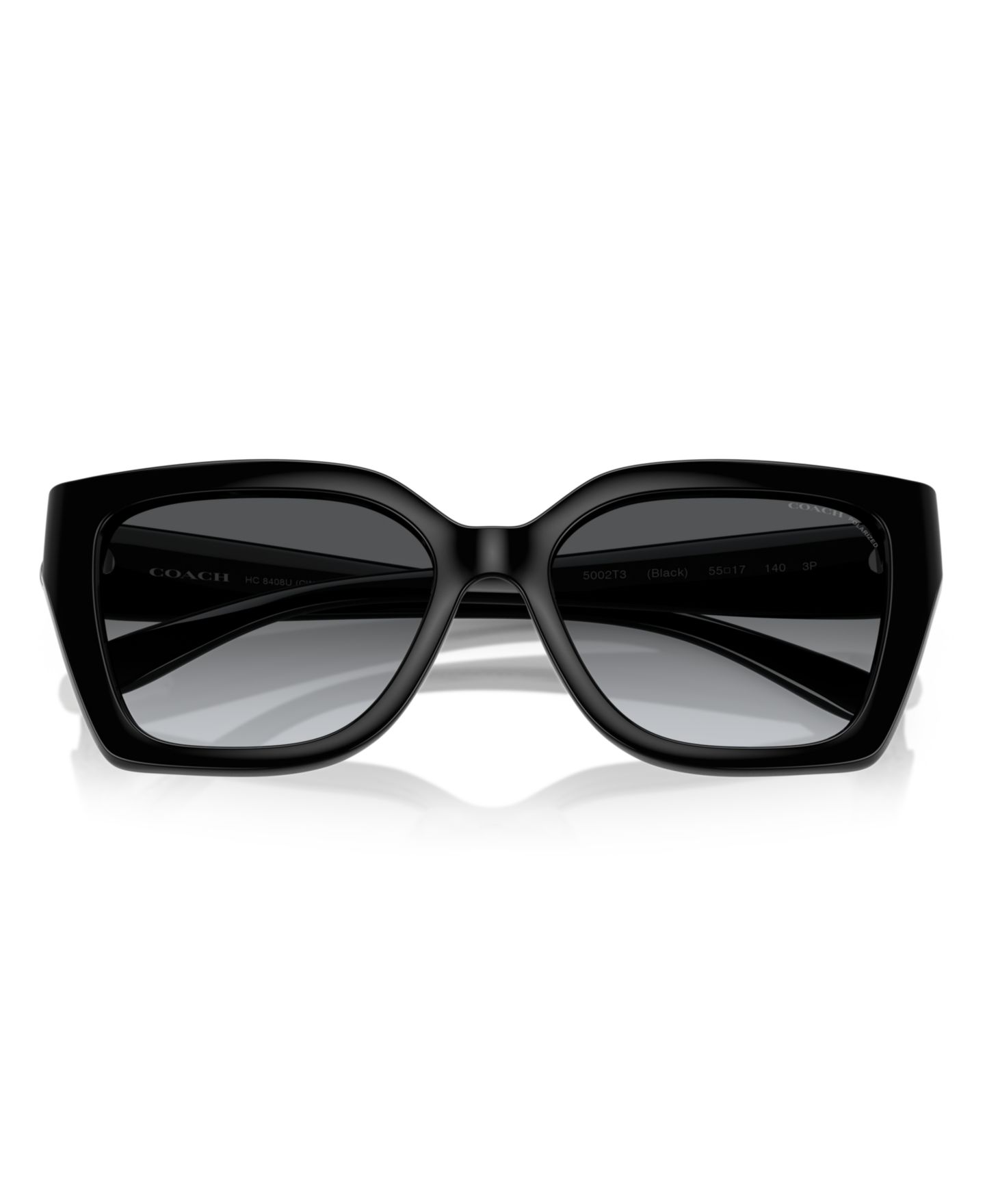 Женские солнцезащитные очки COACH Polarized Sunglasses, CW195 HC8408U, цвет: Чёрный — фото 5