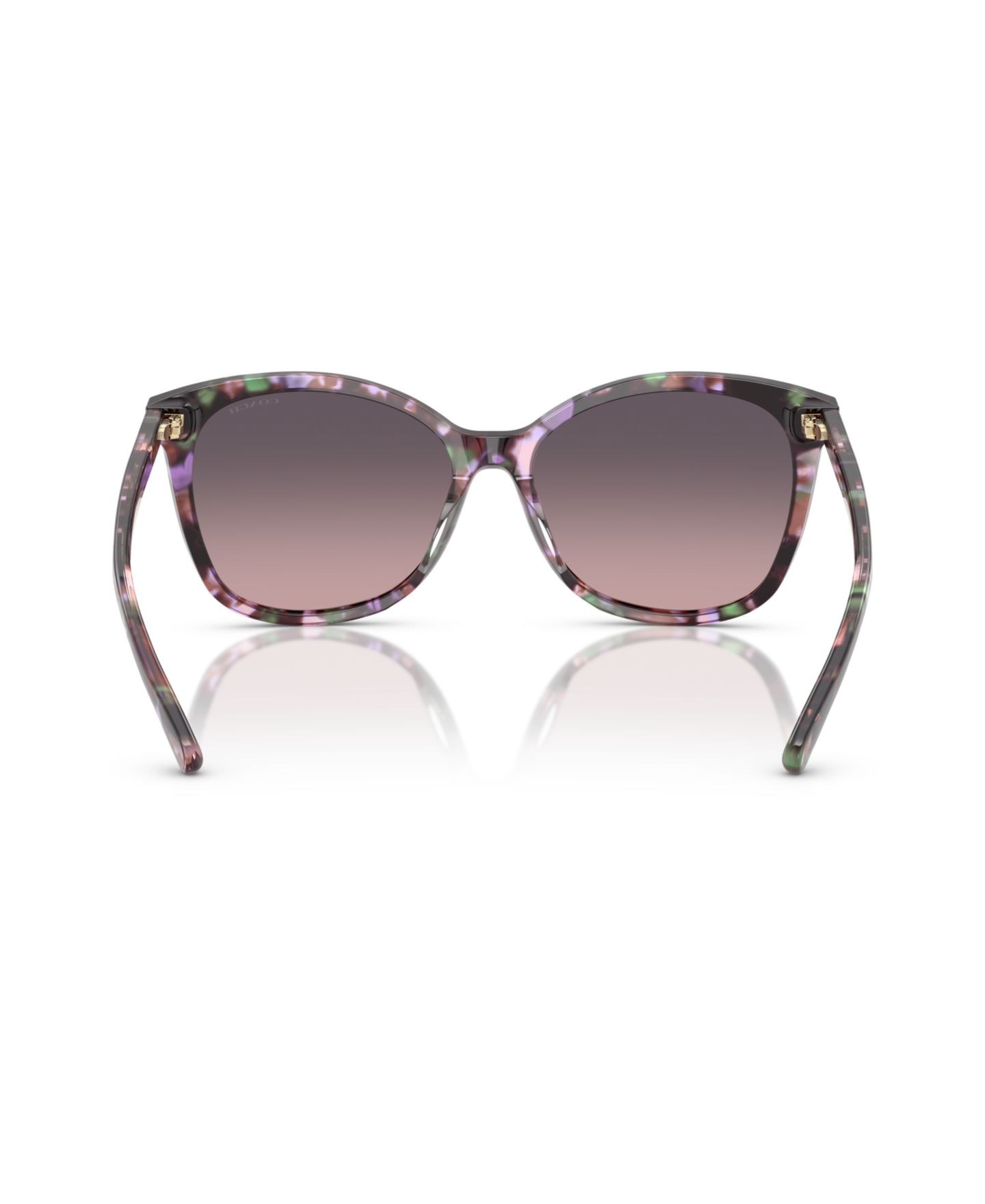 Женские солнцезащитные очки COACH Sunglasses, L1101, цвет: Жемчужный черепаховый — фото 4