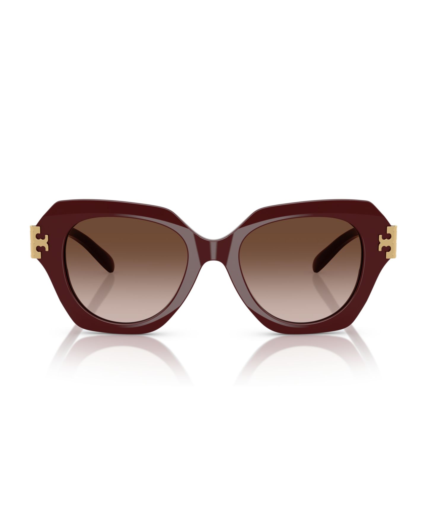 Женские солнцезащитные очки Tory Burch Sunglasses TY7215U, цвет: Ягодный красный — фото 2