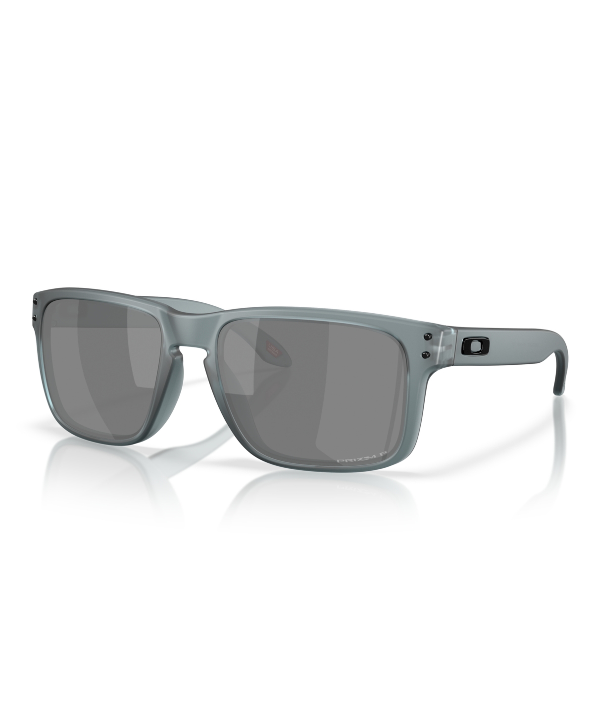 Oakley Men's Polarized Sunglasses, Holbrook OO9102 - Matte Crystal Black