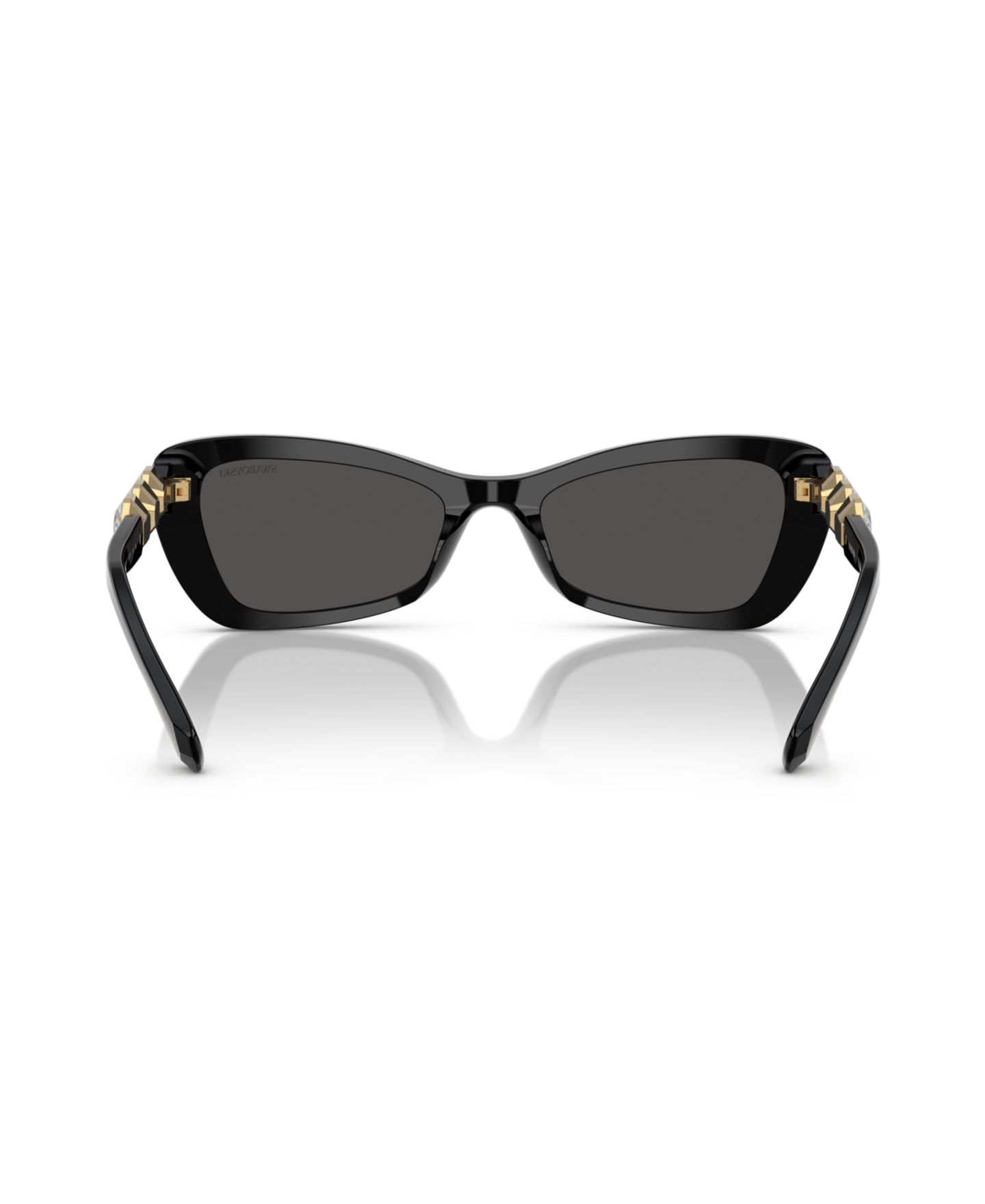 Женские солнцезащитные очки Swarovski Sunglasses SK6033, цвет: Чёрный — фото 4