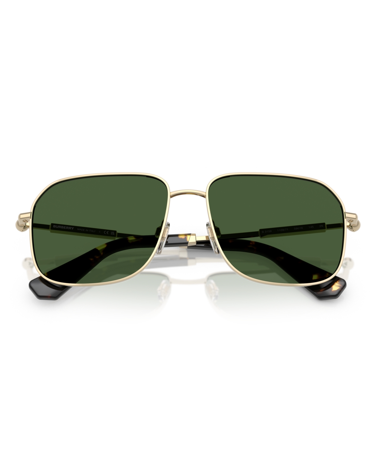 Burberry Man Sunglass Be3159 In Light Gold