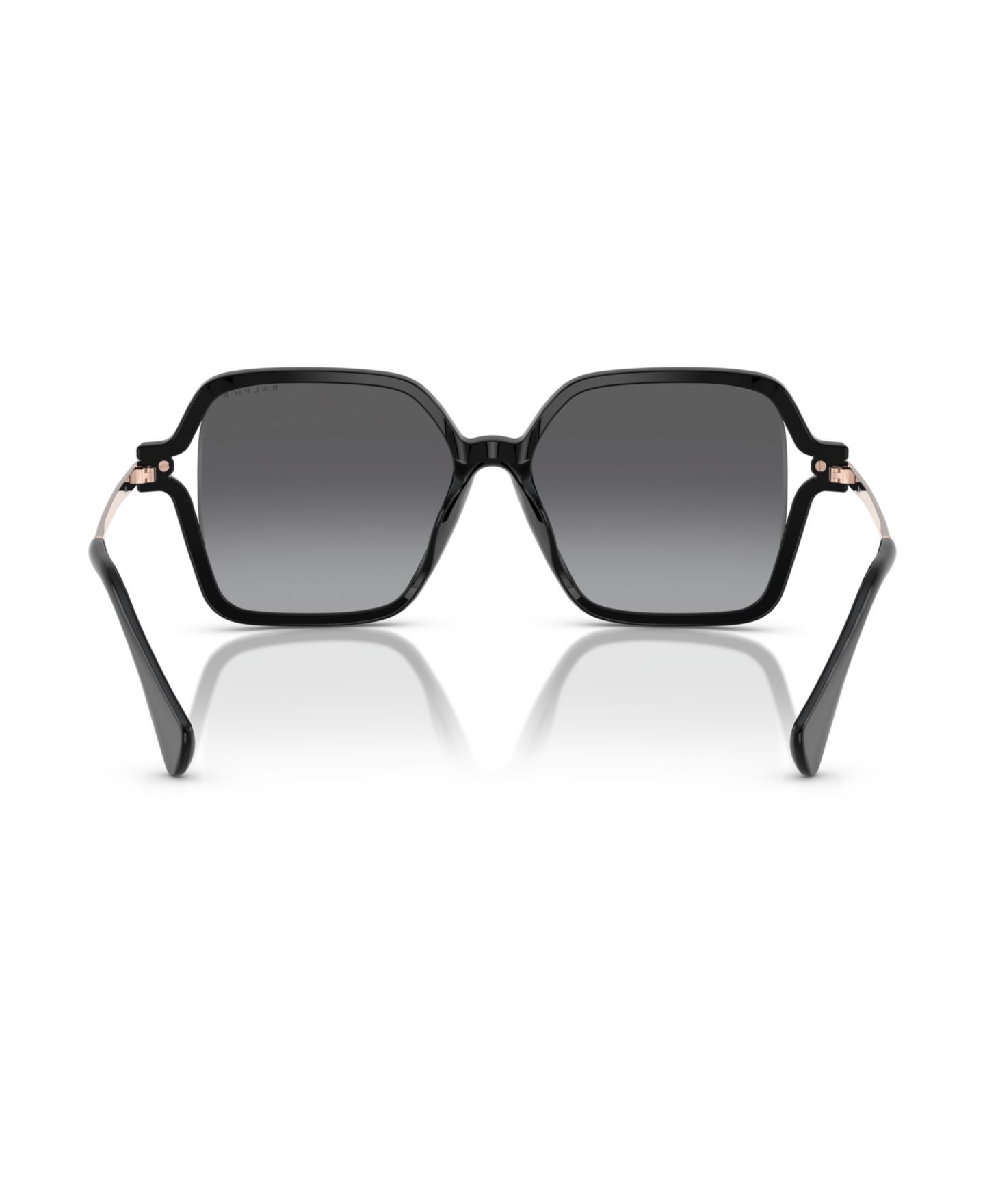 Женские солнцезащитные очки Ralph by Ralph Lauren Polarized Sunglasses RA5319U, цвет: Блестящий чёрный — фото 4