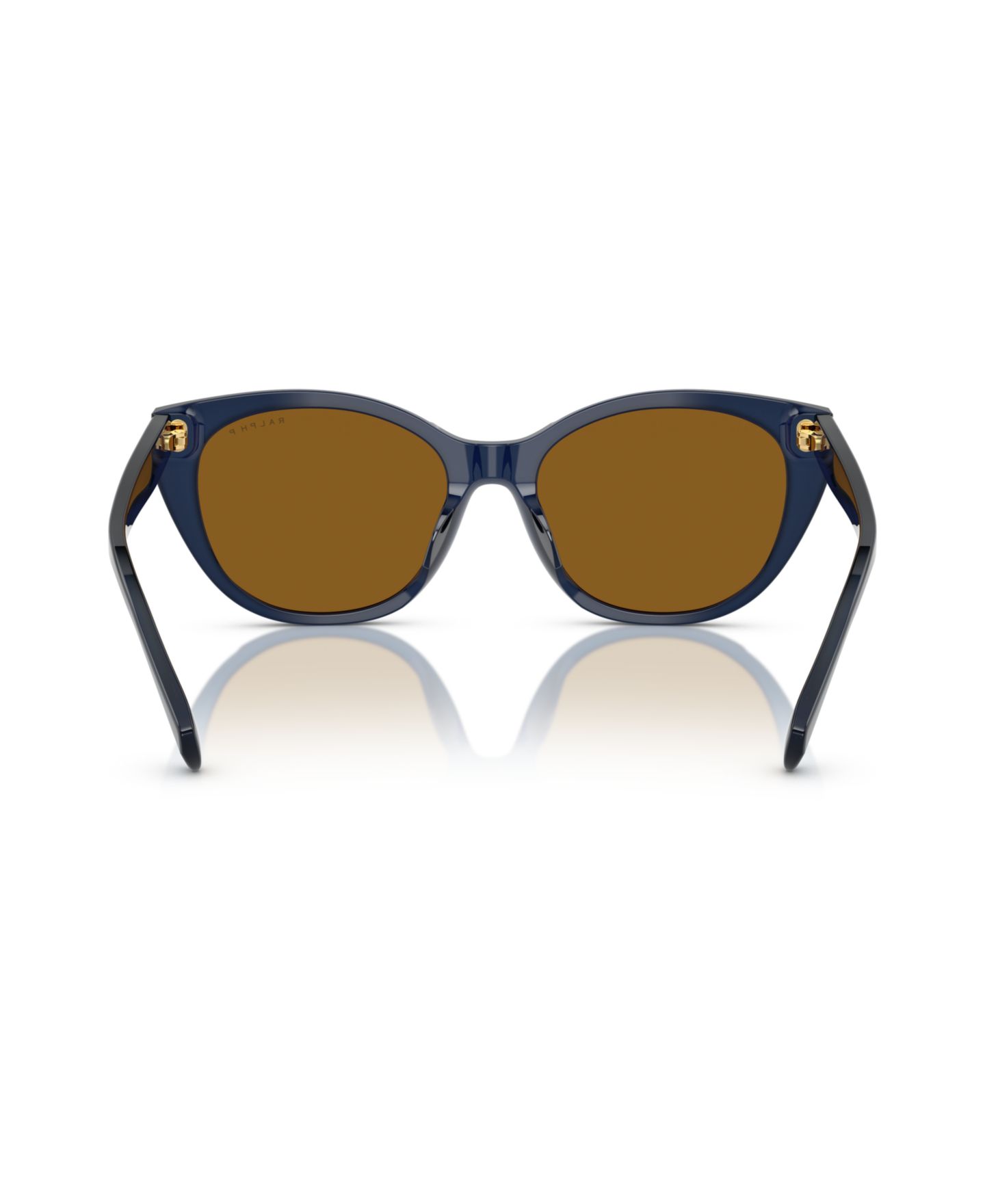 Женские солнцезащитные очки Ralph by Ralph Lauren Polarized Sunglasses RA5324U, цвет: Блестящий прозрачный синий — фото 4