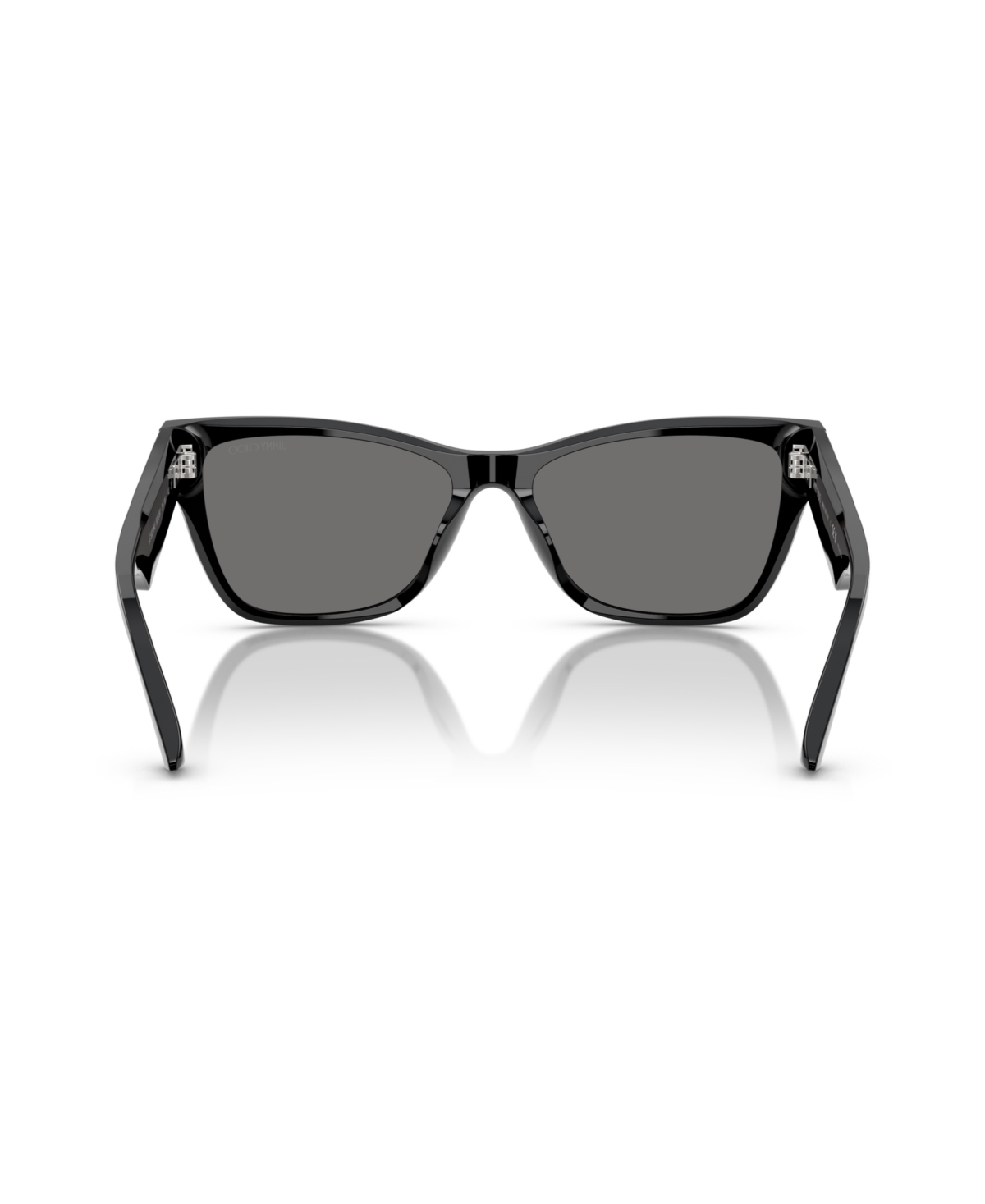 Jimmy Choo Logo-print Sunglasses In Black