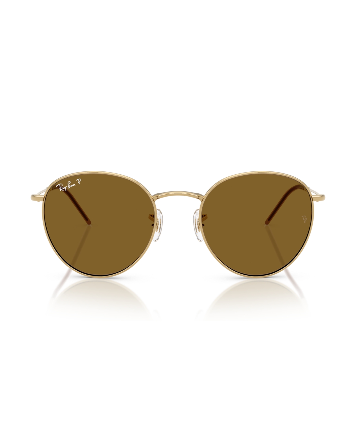 Ray Ban Unisex Polarized Round Reverse Sunglasses, Rbr0103s In Arista