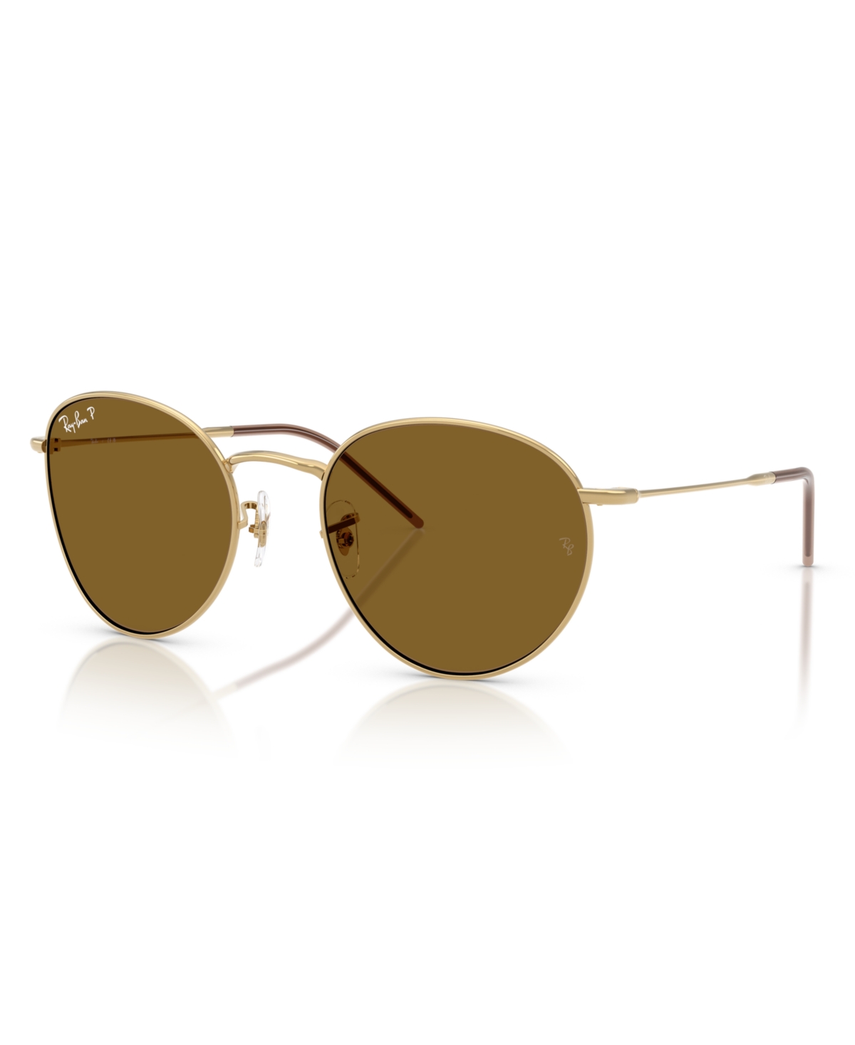 Ray Ban Unisex Polarized Round Reverse Sunglasses, Rbr0103s In Arista
