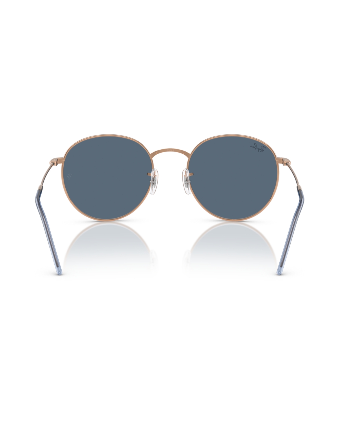 Ray Ban Unisex Round Reverse Sunglasses, Rbr0103s In Rosegold