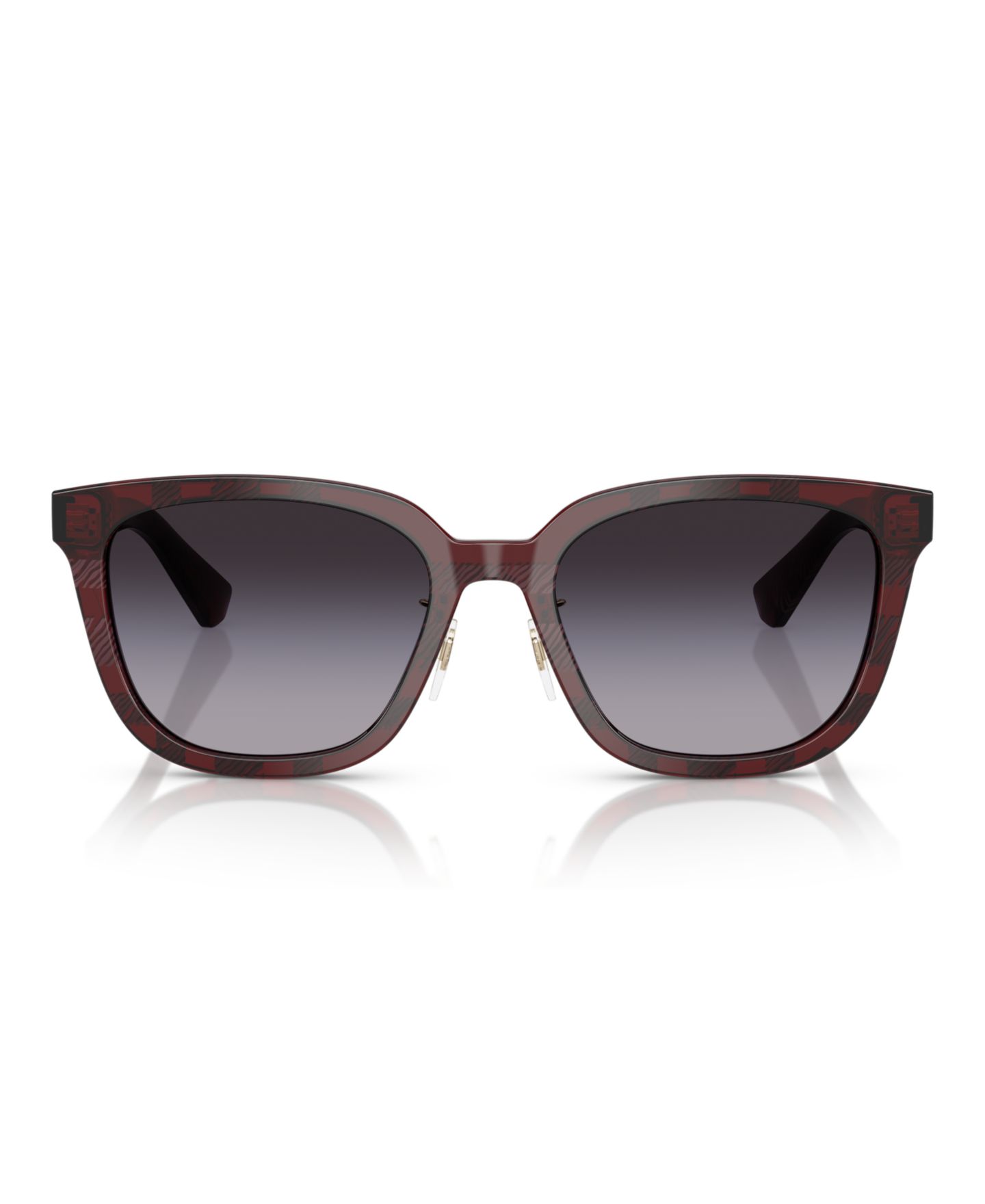 Женские солнцезащитные очки Burberry Sunglasses BE4446D, цвет: Клетчатый красный — фото 2