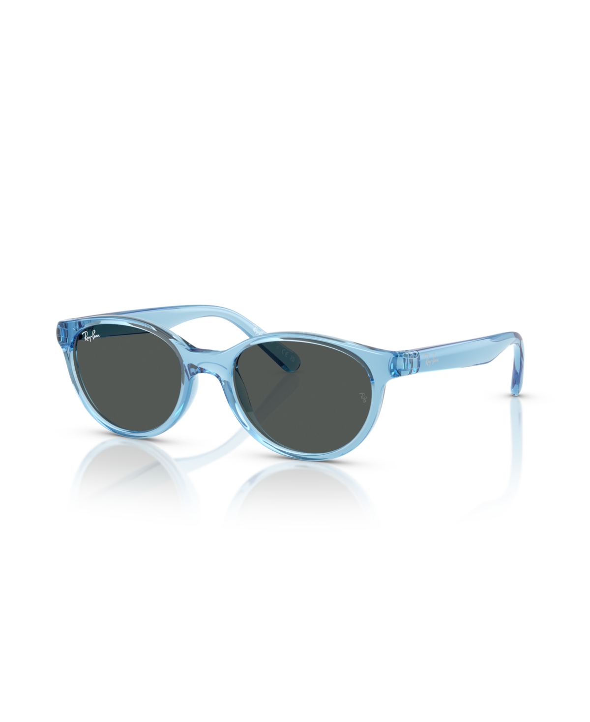 Ray-ban Jr Sunglasses, Rb9080s Kids Rb9080s In Transparent Blue