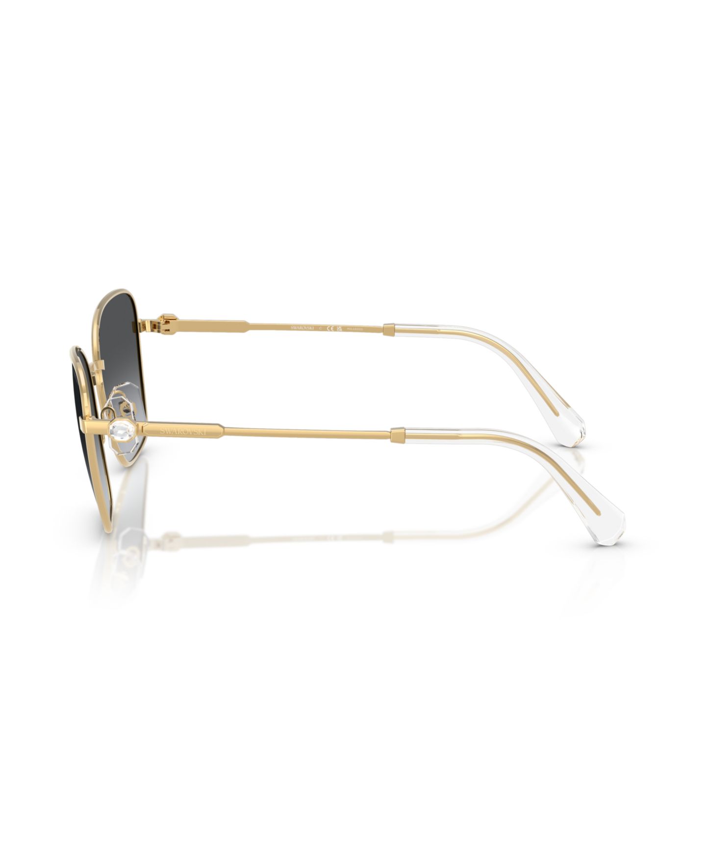Женские солнцезащитные очки Swarovski Polarized Sunglasses SK7029, цвет: Золотой — фото 3