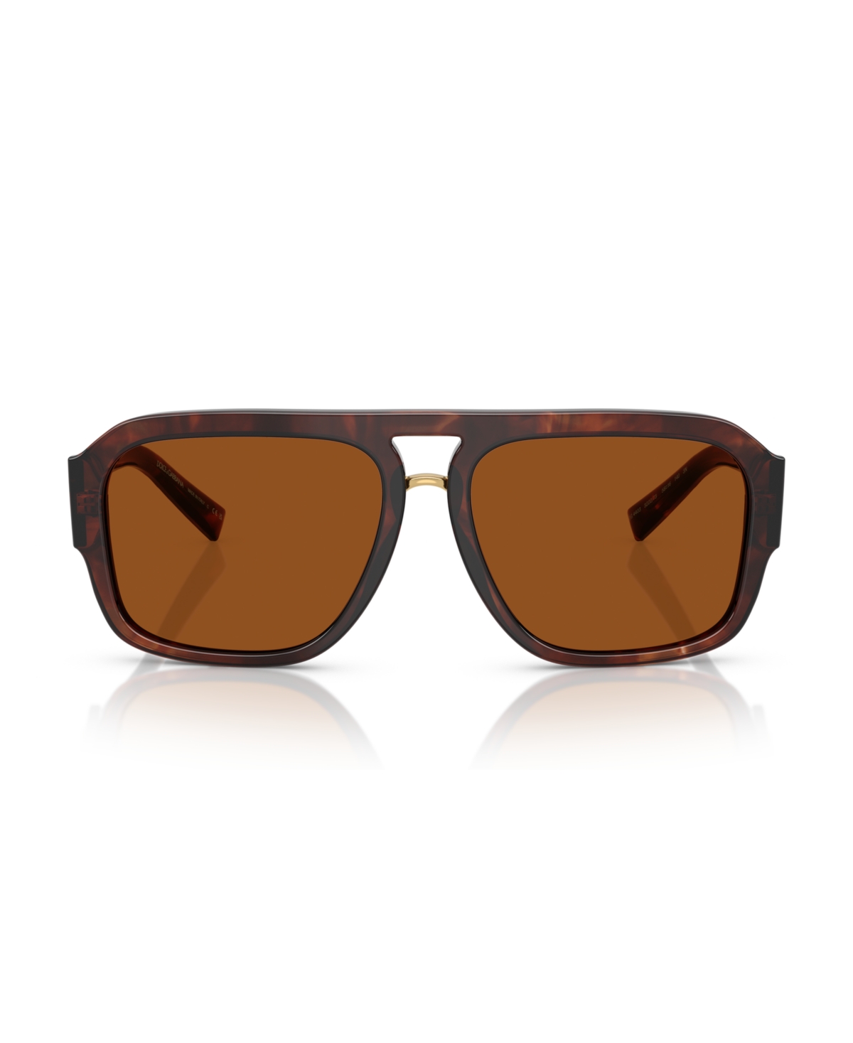 Dolce & Gabbana Dolce&gabbana Man Sunglass Dg4403 In Dark Red Brown