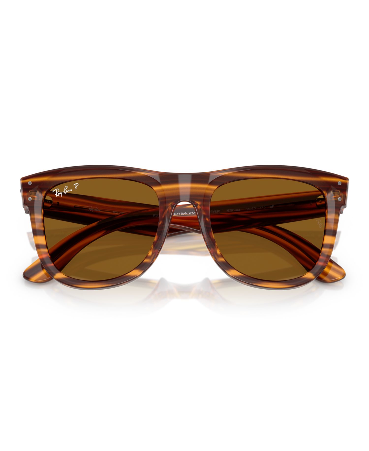 Unisex Polarized Sunglasses, Wayfarer Reverse RBR0502S
