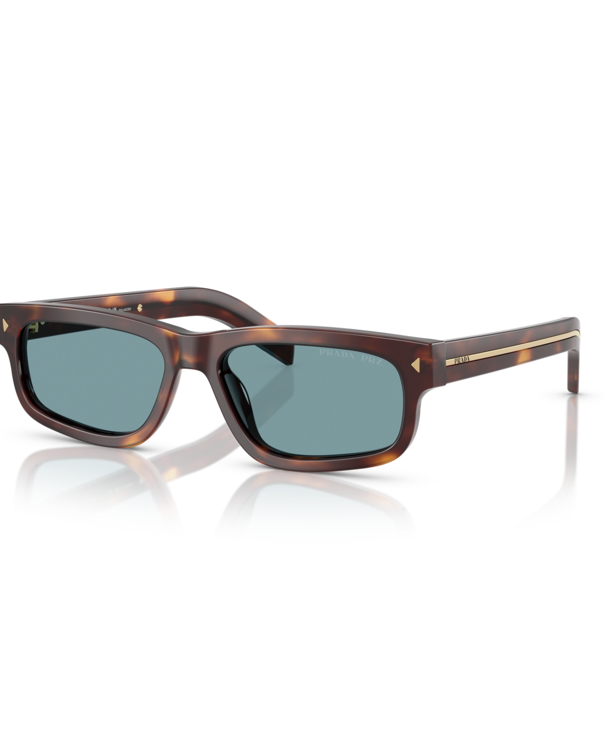 Shop Prada Men's Polarized Sunglasses Pr B11sf In Classic Tortoise